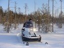 Тур на снегоходах по Карелии