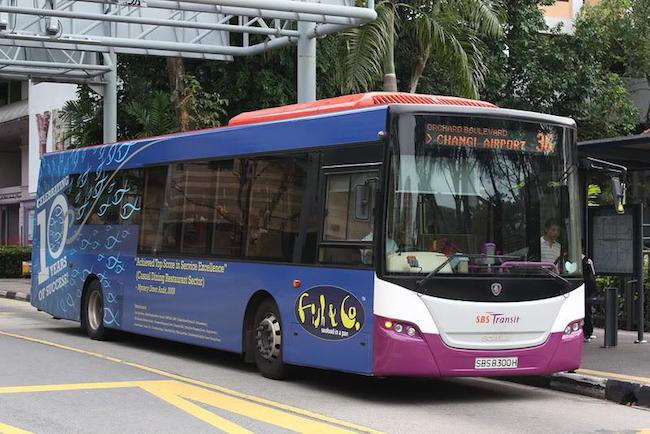 автобусы в Сингапуре