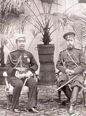 Имепратор России Николай II и Король Таиланда Рама V Чулалонгкорн